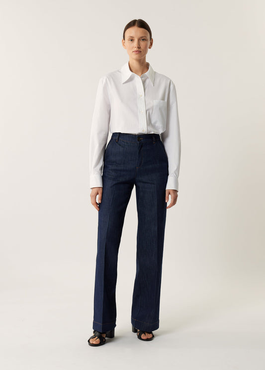 California Jeans in Raw Denim from Soeur