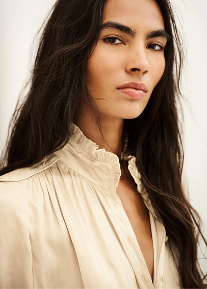 Camila Shirt in Beige from BA&SH at Edito Boutique