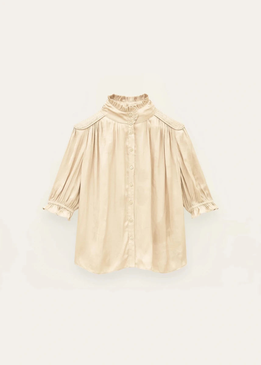 Camila Shirt in Beige from BA&SH at Edito Boutique