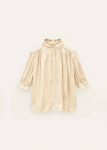 Camila Shirt in Beige from BA&SH at Edito Boutique