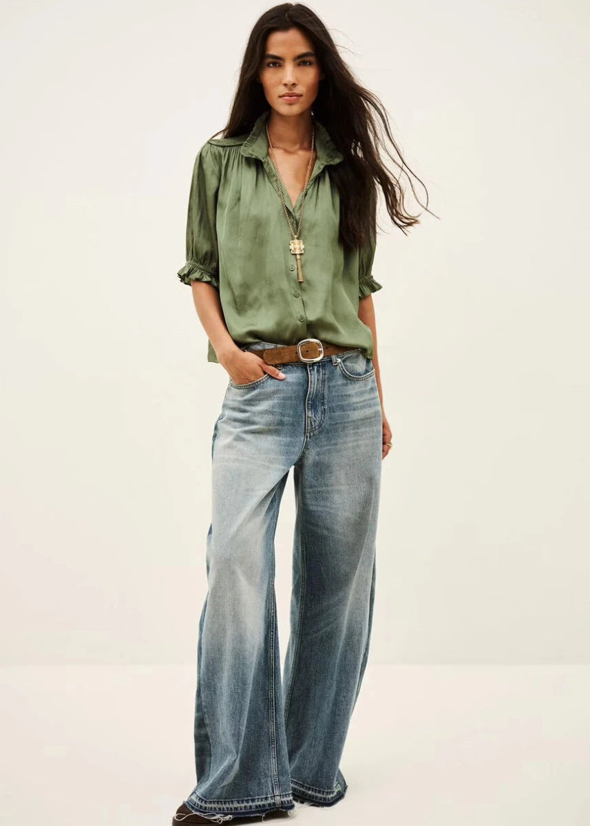 Camila Shirt in Green from BA&SH at Edito Boutique