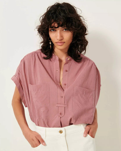 Camille Blouse in Rose from SESSUN at Edito boutique