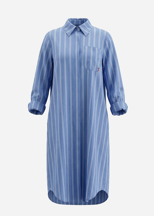 Cap Byron Shirt Dress in Stripe from BINNYWEAR at Edito boutique