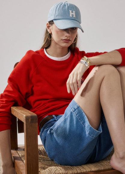 Cap H in Light Blue from HARTFORD at Edito boutique