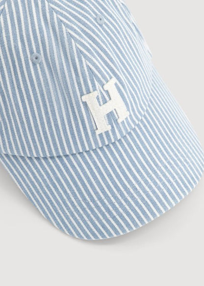 Cap H in White/Blue from HARTFORD at Edito boutique