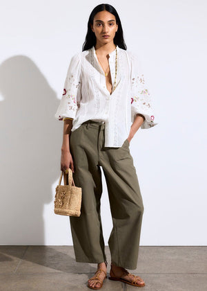 Cargo Pants in Vegetal from VANESSA BRUNO at Edito Boutique
