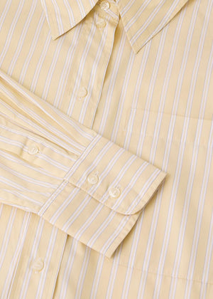 Carlotta Shirt in Yellow/Ecru from SOEUR at Edito boutique