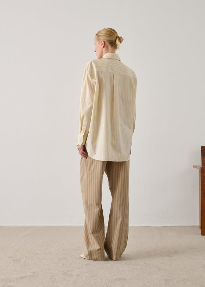 Carlotta Shirt in Yellow/Ecru from SOEUR at Edito boutique