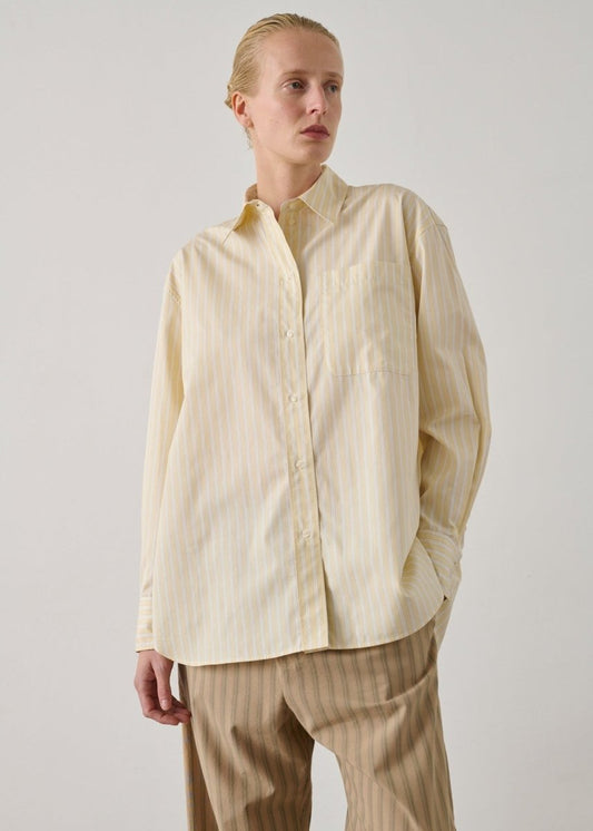 Carlotta Shirt in Yellow/Ecru from SOEUR at Edito boutique