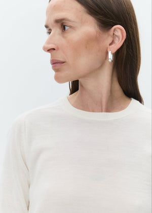 Carolina Knit Tee in Ivory from DAY BIRGER ET MIKKELSEN at Edito boutique