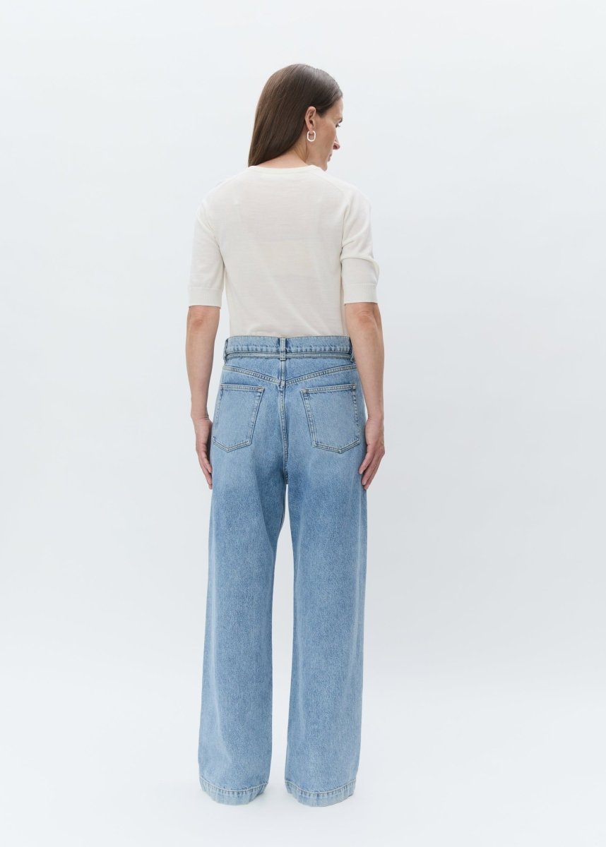 Carolina Knit Tee in Ivory from DAY BIRGER ET MIKKELSEN at Edito boutique