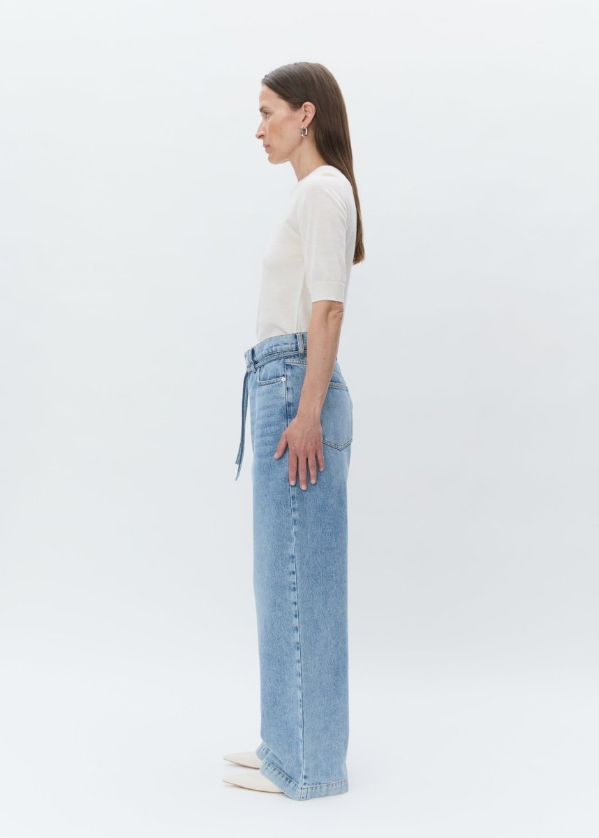 Carolina Knit Tee in Ivory from DAY BIRGER ET MIKKELSEN at Edito boutique