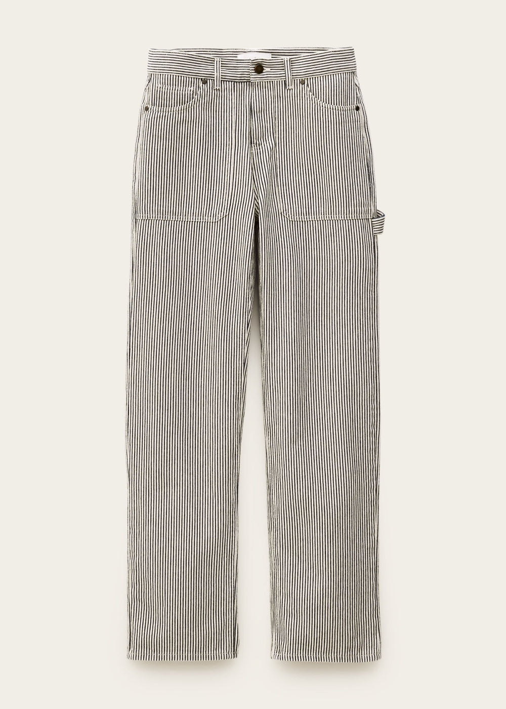 Carpenter Wide Pants in Pinstripe from Ba&sh