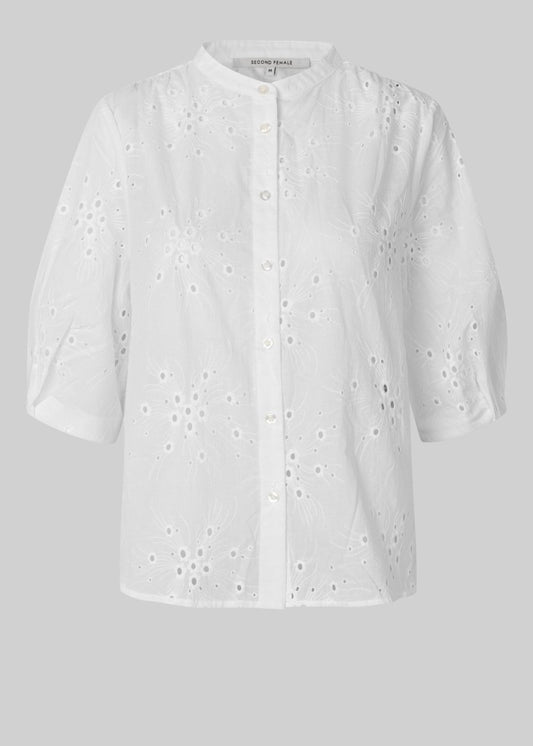 Cavana Shirt in White from SECOND FEMALE at Edito Boutique