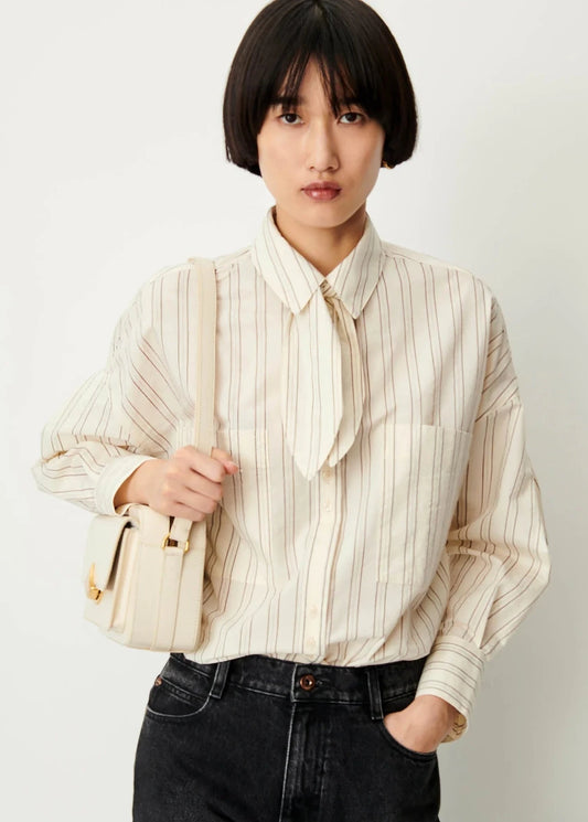 Cecily Shirt in Whibrowny from SESSUN at Edito Boutique