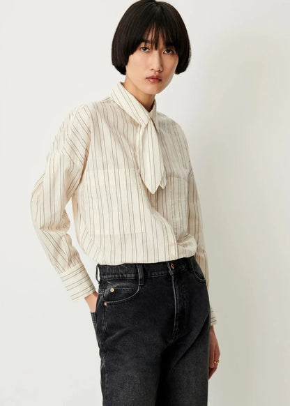 Cecily Shirt in Whibrowny from SESSUN at Edito Boutique