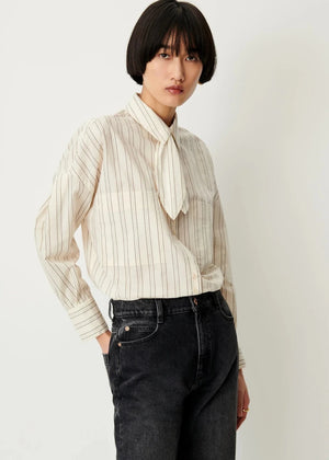 Cecily Shirt in Whibrowny from SESSUN at Edito Boutique