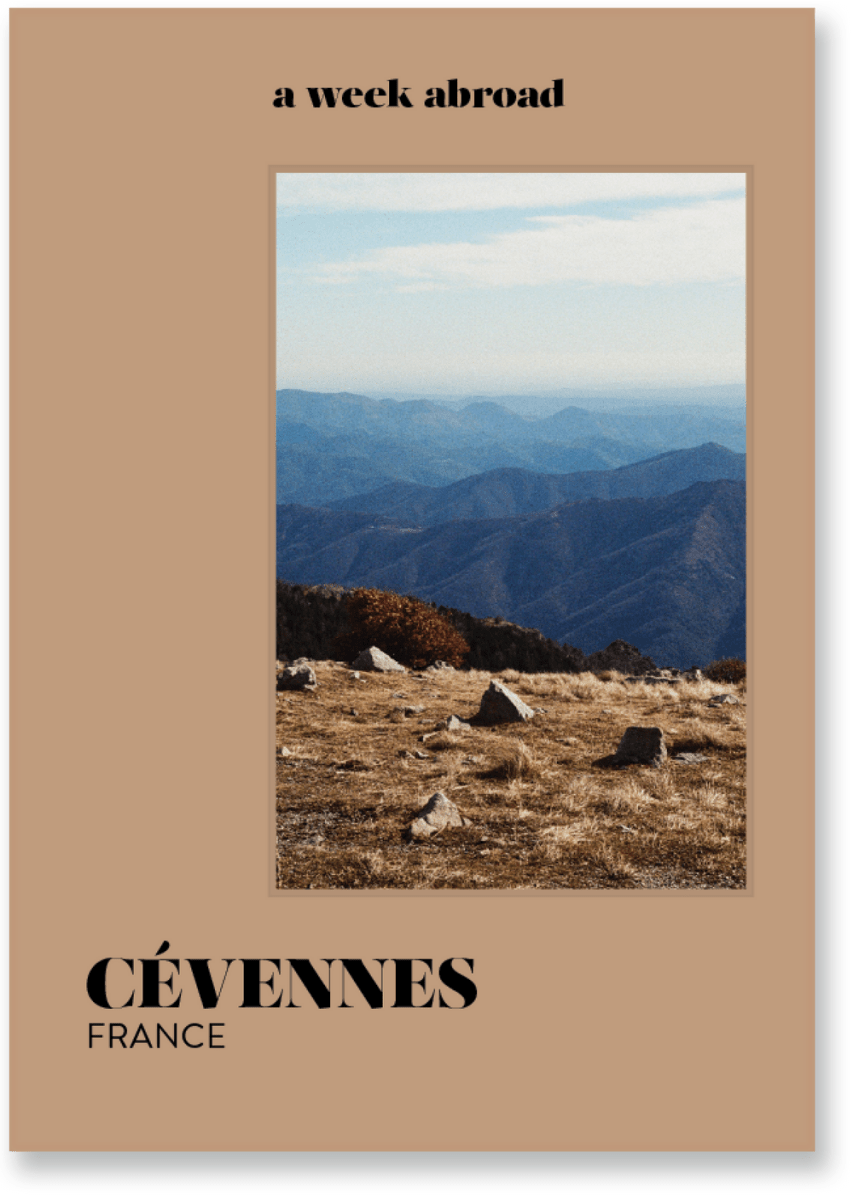 Cévenes Travel Guide from A WEEK ABROAD at Edito boutique