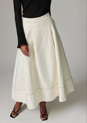 Chai Skirt in Jet Stream from DAY BIRGER ET MIKKELSEN at Edito boutique