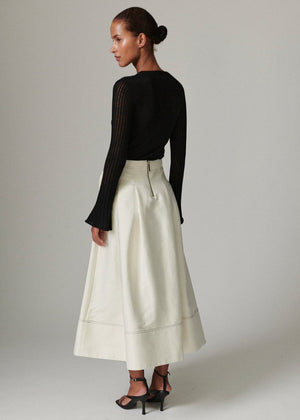 Chai Skirt in Jet Stream from DAY BIRGER ET MIKKELSEN at Edito boutique