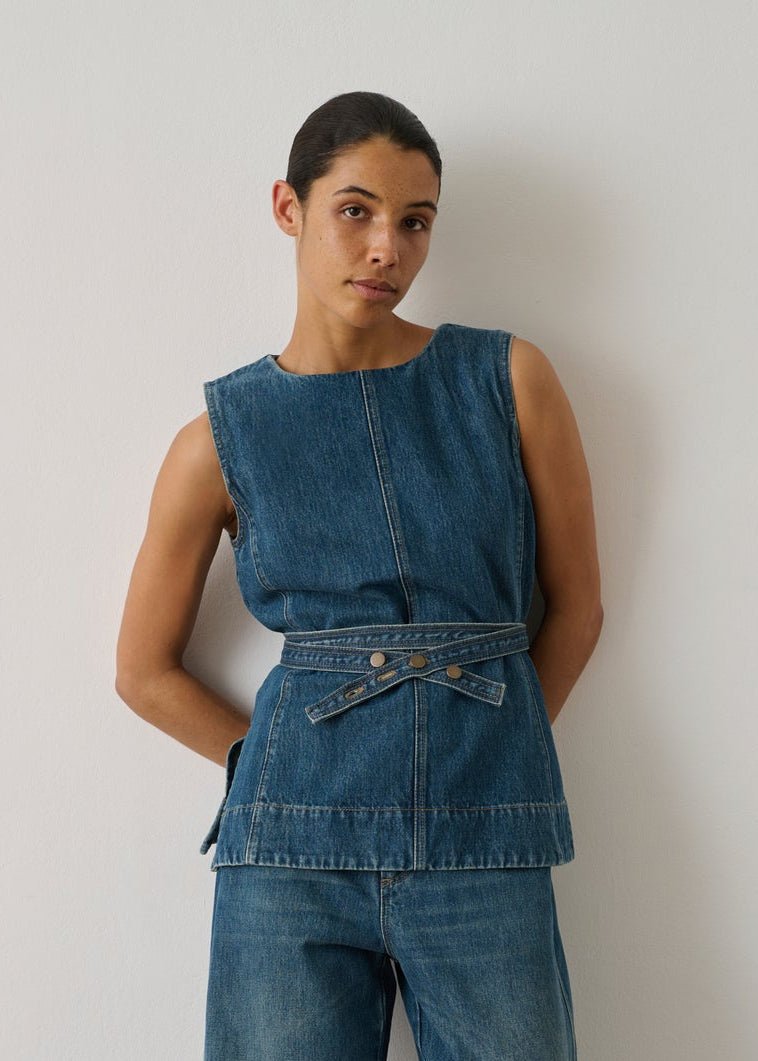 Chance Top in Blue/Green from SOEUR at Edito boutique