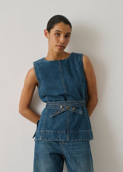 Chance Top in Blue/Green from SOEUR at Edito boutique