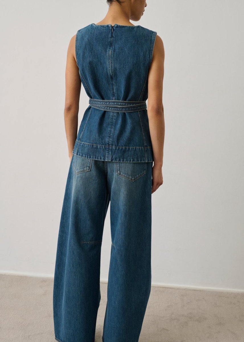 Chance Top in Blue/Green from SOEUR at Edito boutique