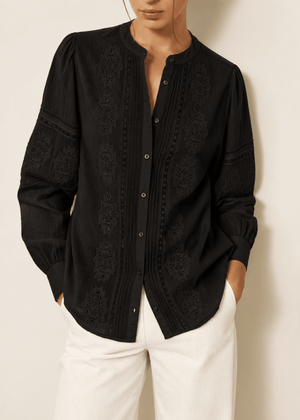 Charly Shirt in Black from HARTFORD at Edito Boutique