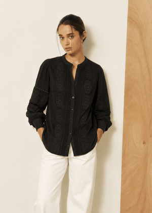 Charly Shirt in Black from HARTFORD at Edito Boutique