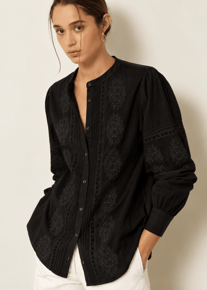 Charly Shirt in Black from HARTFORD at Edito Boutique