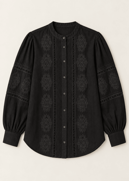 Charly Shirt in Black from HARTFORD at Edito Boutique