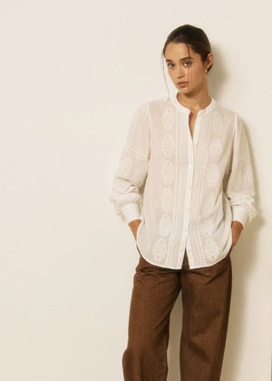 Charly Shirt in Ecru from HARTFORD at Edito Boutique