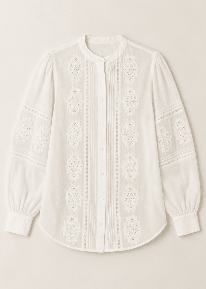 Charly Shirt in Ecru from HARTFORD at Edito Boutique