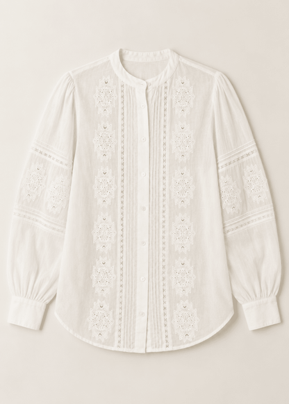 Charly Shirt in Ecru from HARTFORD at Edito Boutique