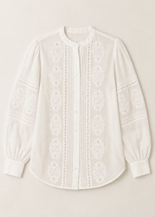 Charly Shirt in Ecru from HARTFORD at Edito Boutique