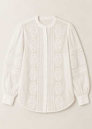 Charly Shirt in Ecru from HARTFORD at Edito Boutique