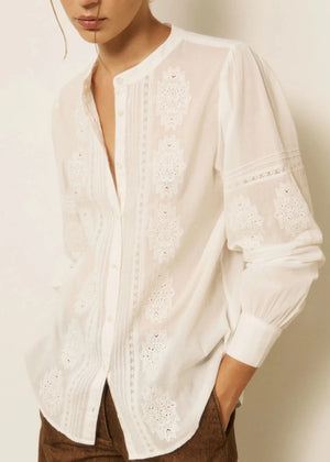 Charly Shirt in Ecru from HARTFORD at Edito Boutique