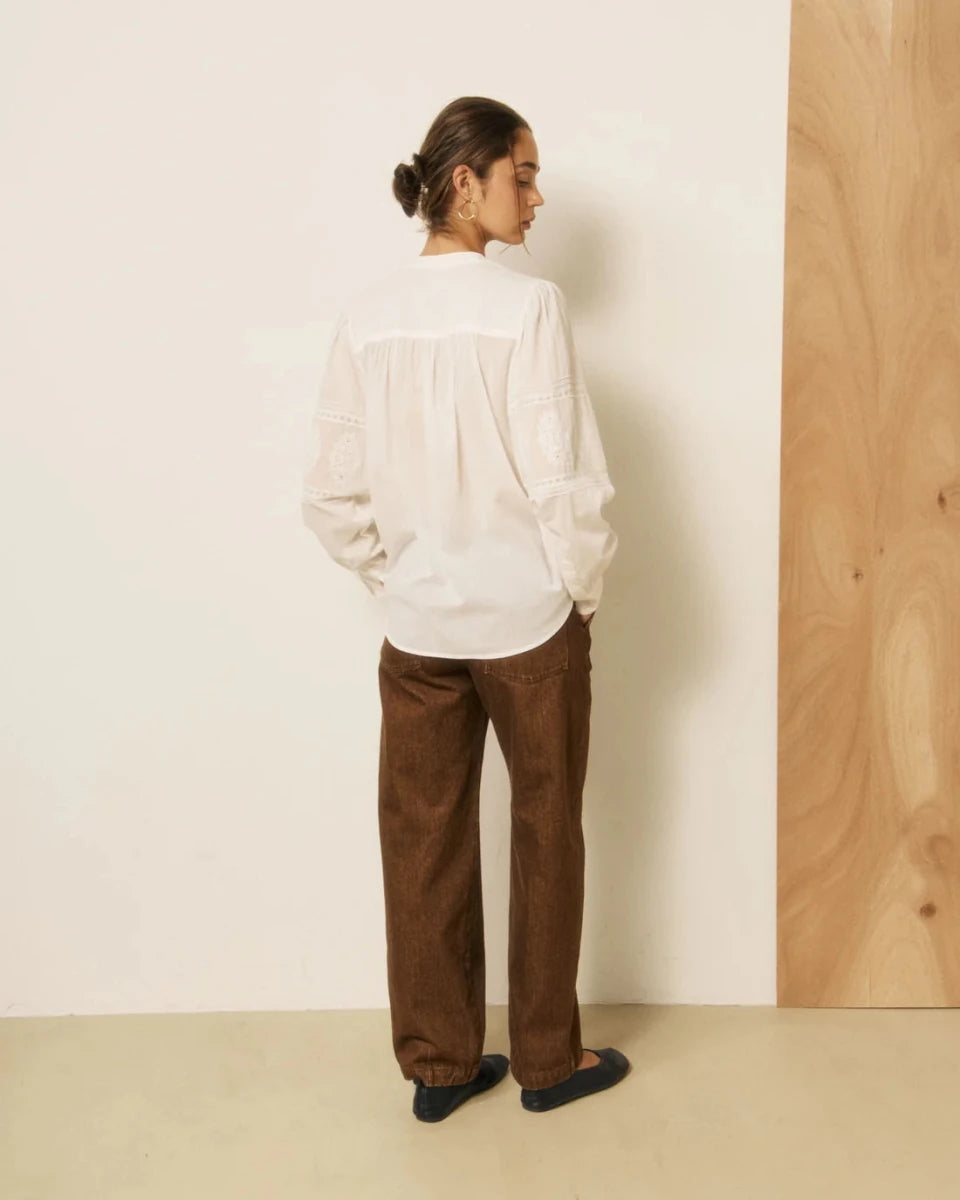 Charly Shirt in Ecru from HARTFORD at Edito Boutique
