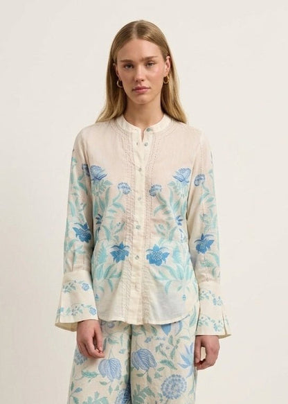 Chelsea Shirt in Shellflower Ivory from HANNAH ARTWEAR at Edito boutique