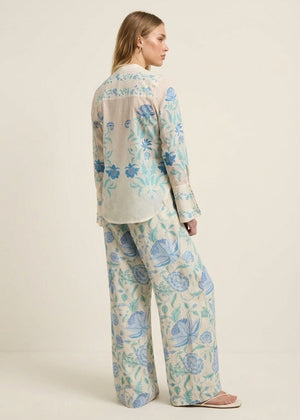 Chelsea Shirt in Shellflower Ivory from HANNAH ARTWEAR at Edito boutique