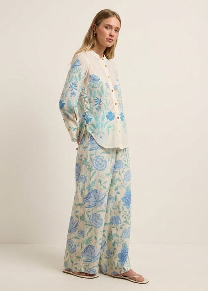 Chelsea Shirt in Shellflower Ivory from HANNAH ARTWEAR at Edito boutique