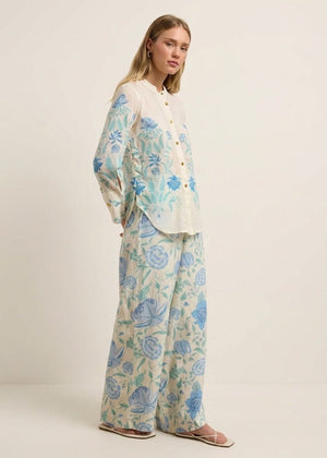 Chelsea Shirt in Shellflower Ivory from HANNAH ARTWEAR at Edito boutique