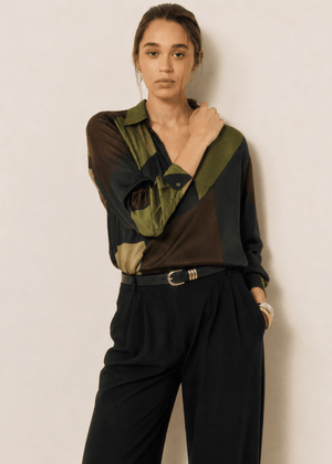 Chorus Blouse in Green from HARTFORD at Edito Boutique