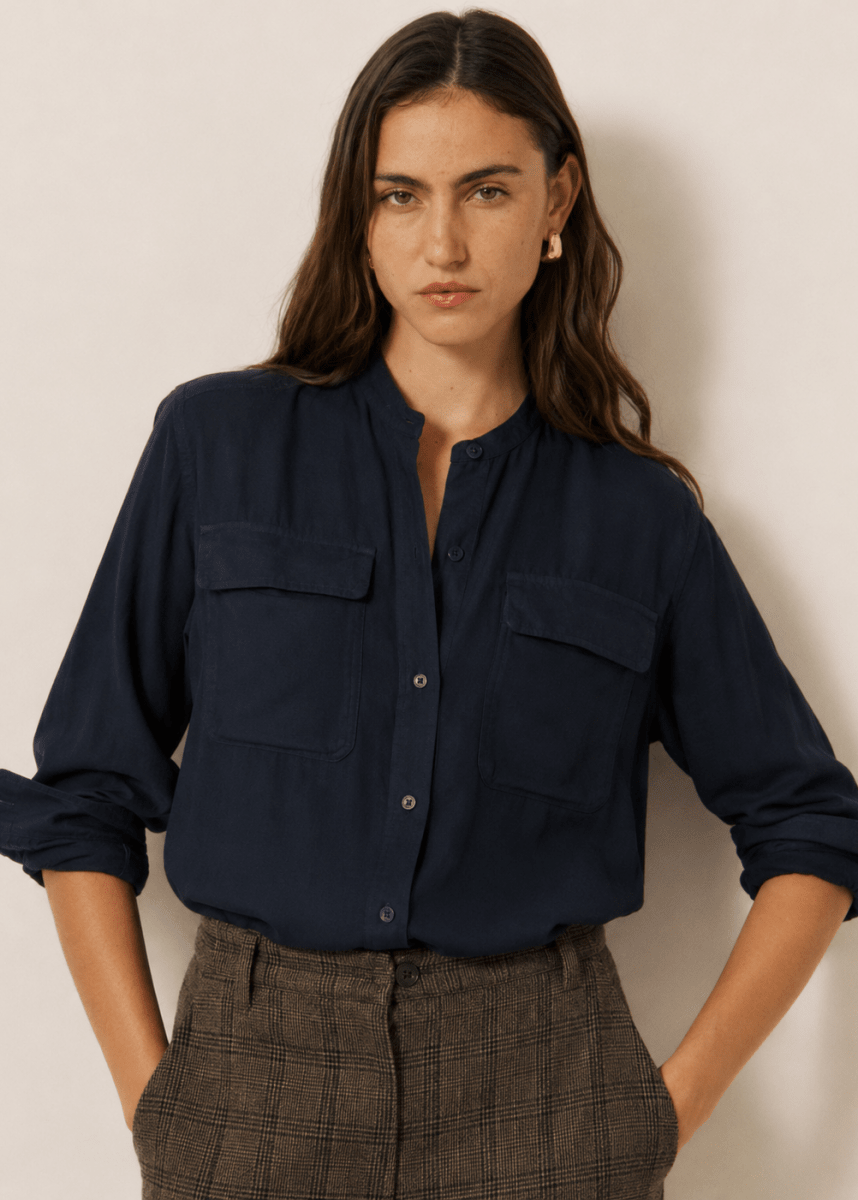 Christia Shirt in Night from HARTFORD at Edito Boutique