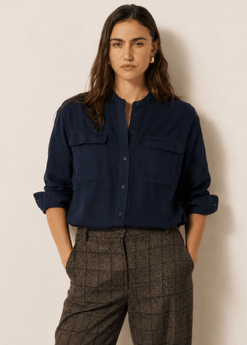 Christia Shirt in Night from HARTFORD at Edito Boutique