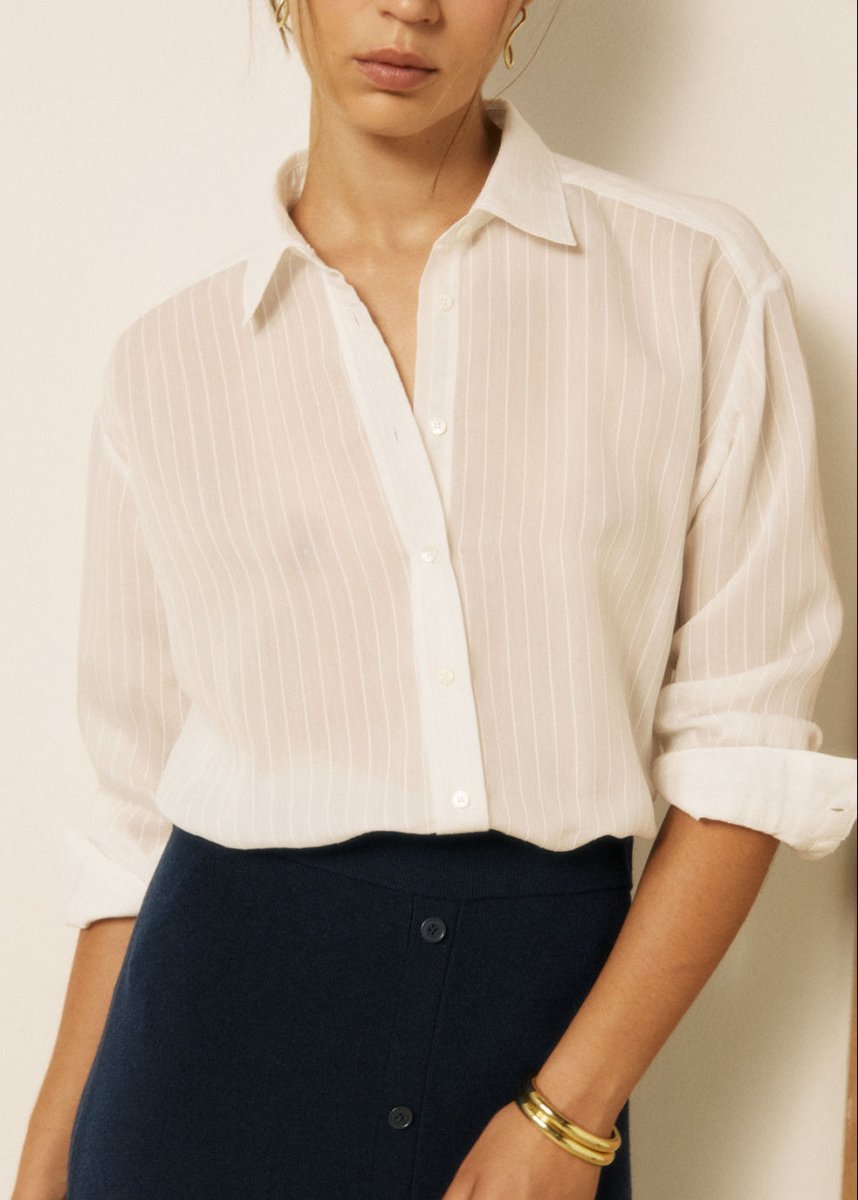 Cinema shirt in White from HARTFORD at Edito Boutique