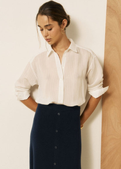 Cinema shirt in White from HARTFORD at Edito Boutique