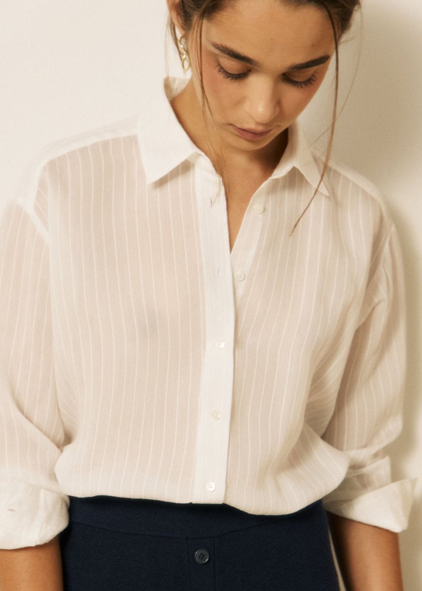 Cinema shirt in White from HARTFORD at Edito Boutique