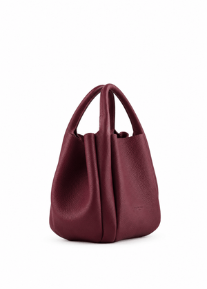 Citrouille Medium Bag in Burgundy from POURCHET at Edito Boutique