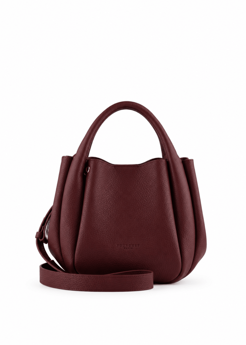 Citrouille Medium Bag in Burgundy from POURCHET at Edito Boutique